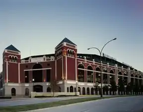 Globe Life Park in Arlington in Arlington, Texas, USA