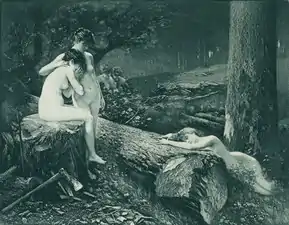 La mort du chêne, 1891