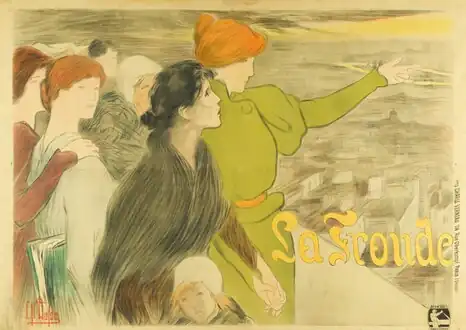 Advertising poster for "La Fronde" (1898)