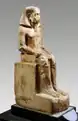 Statue of Governor Wahka, son of Neferhotep, from Qaw el-Kebir, between 1976 and 1794 BC. (Middle Kingdom). Museo Egizio, Turin.