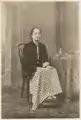 Ratu Angger, sister of Hamengkoe Buwono VII sultan of Yogyakarta in court dress around 1885