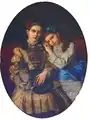 Lydia and Alice, the two daughters of Edmond Le Grelle and Bathilde De Wael, who tragically died of black smallpox contracted in a Parisian palace in 1887.