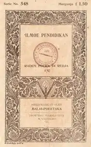 Ilmoe Pendidikan; Raden Poera di Redja (Malay; 1921)