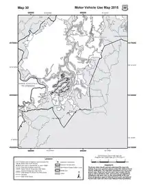 Map 30, from USFS Motor Vehicle Use Map 2015