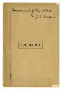 A pamphlet detailing the history of Fort Frederica on St. Simon's Island.