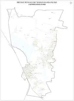 Yelahanka Ward Map 2009-2022 (2009 delimitation)