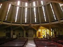 Interior de la iglesia