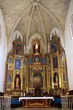 Retablo de la Iglesia de San Nicolás de Bari.