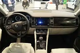 Interior del Kodiaq.