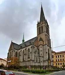 Iglesia de San Procopio (1898-1903) en Žižkov, Praga, nuevo edificio