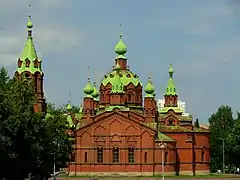 Iglesia de Alexander Nevsky, Cheliábinsk (arq. Alexander Pomerantsev, 1911).