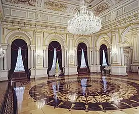 La Sala Blanca, en el interior del Palacio