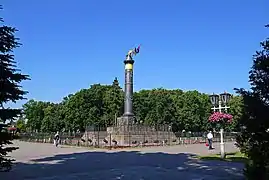 Monumento conmemorativo de la batalla de Poltava en Poltava