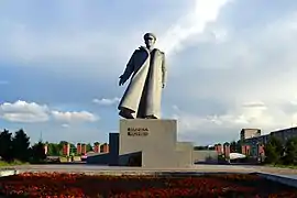 Monumento a Iván Kónev en la calle Mariscal Konev, en Kirov, Óblast de Kirov