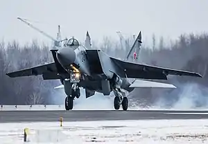 MiG-31BM del 764.º IAP en Perm en 2018