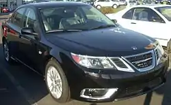 Segunda generación del Saab 9-3 con carrocería sedán de cuatro puertas