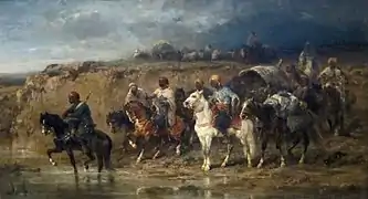 Caravana árabe, de Adolf Scheryer, 1860.