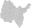 Localización de Lurcy en el territorio de Ain