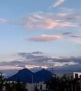 Nubes lenticulares en el Cerro de la Silla