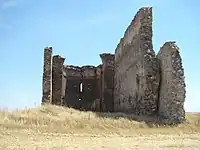 Vista general de las ruinas desde el oeste