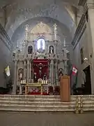 Vista del interior de la Catedral de Puno.