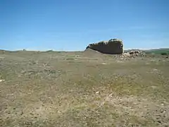 La tierra se va comiendo las ruinas