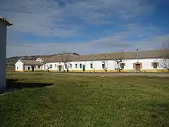 Casas de los colonos.