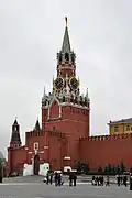La Torre Spásskaya del Kremlin de Moscú (1491)