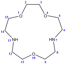 1,4,10-trioxa-7,13-diazaciclopentadecano