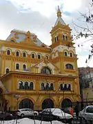 Edificio moderno Teremok en Moscú