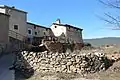 Detalle de construcciones tradicionales (vernaculares) en Alobras (Teruel), año 2017.