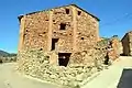 Construcciones tradicionales (vernaculares) en Alobras (Teruel), año 2017.
