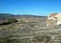 Vista de Santo Domingo desde la Puerta de la Calzadilla en Moya (Cuenca).