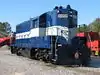 GA #1026, a GP7 owned by the Georgia RR & Banking Co, on display in Duluth, GA