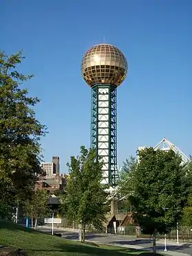 Sunsphere (1982), en Knoxville, Tennessee,