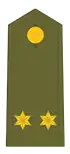 Divisa teniente Ejército de Tierra.