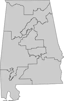 6.º distrito ubicada en Alabama
