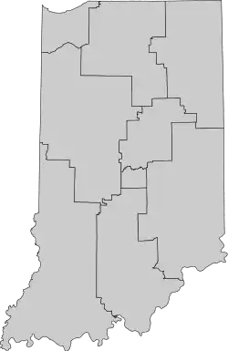 2.º distrito ubicada en Indiana