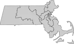 9.º distrito ubicada en Massachusetts