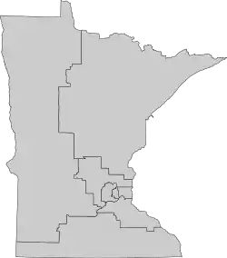 1.º distrito ubicada en Minnesota