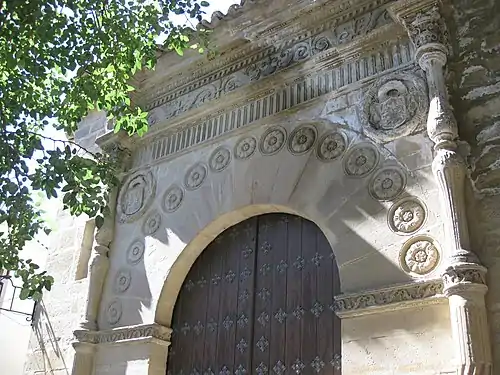 Portada sur de la Iglesia de Santo Domingo.