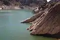 Embalse Valle Grande, que represa el río Atuel