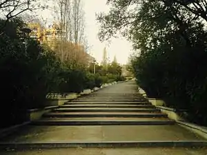 Escaleras en torrente de Monner.