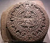 La llamada "Piedra del Sol", un calendario azteca.