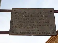 Placa de información