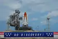 El Discovery una vez trasladado al LC-39A el 30 de septiembre de 2007