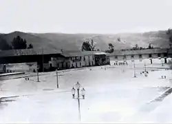 Vista de la Plaza de Armas en 1900