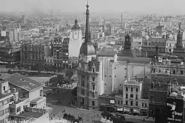 Palacio Municipal de Buenos Aires, Vista Aérea, 1923