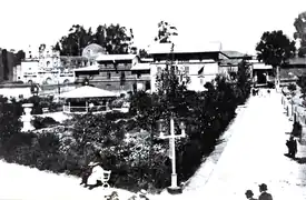 Vista de la Plaza de Armas en 1925
