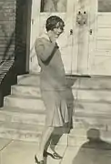 Una joven en 1925.